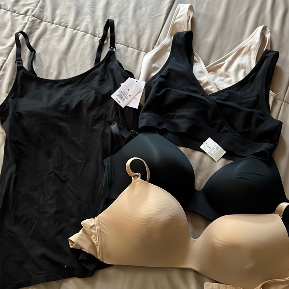 FLASH SALE ✨Nursing Tank Top & Auden Bras - Size 36DD
